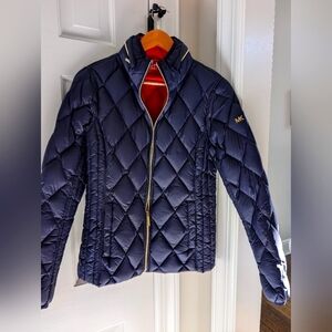 Michael Kors Navy Down Jacket - Size Small
